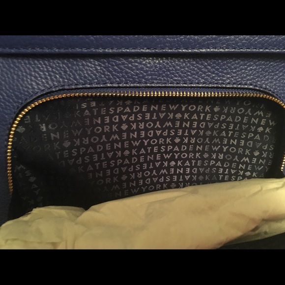 Kate Spade Blue Backpack Purse Bag Perri - Picture 2 of 8